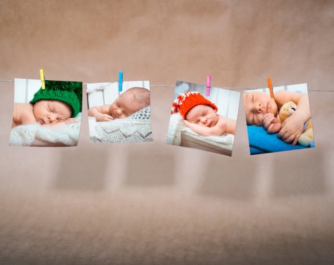 7 ideas de fotos originales para presentar al nuevo bebé - Eres Mamá