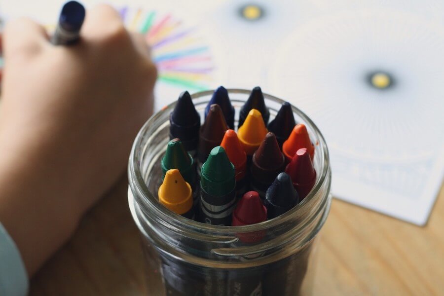 Pintar en el recreo: una excelente práctica. 