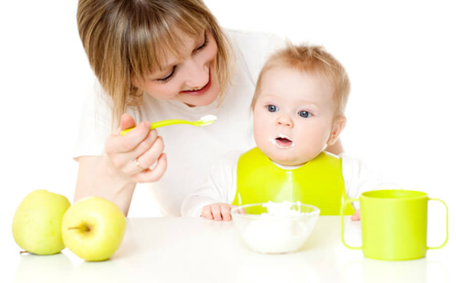 Probando nuevos alimentos – Texturas para bebés