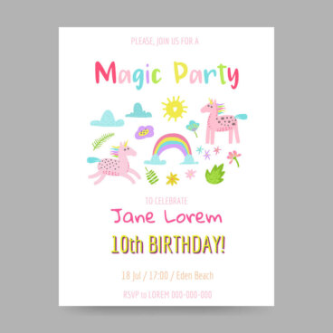 5 ideas para hacer la invitación de cumpleaños de tu hijo