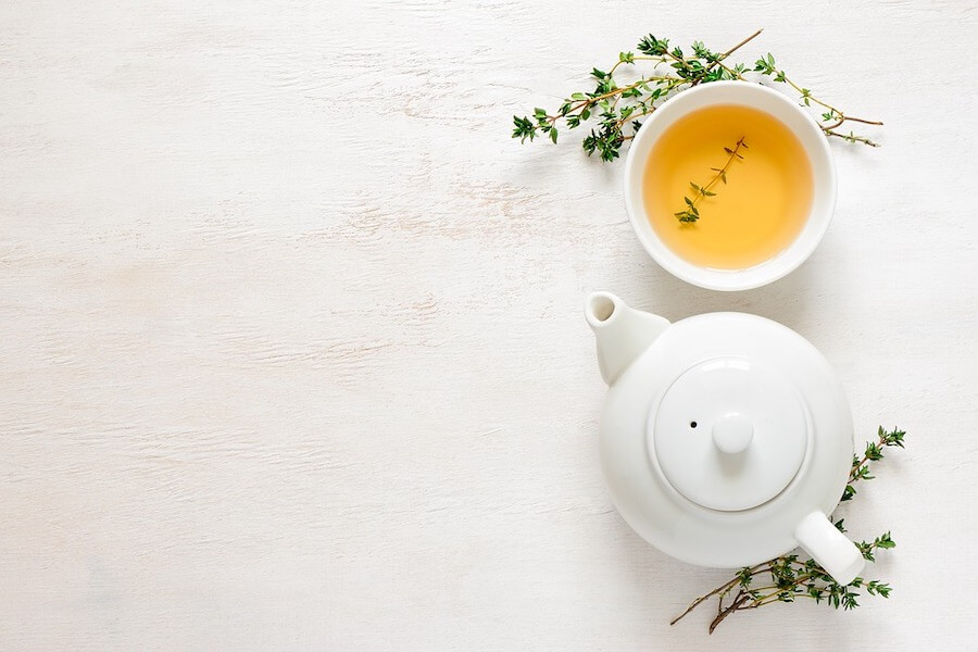 Infusión de té para tratar la cetosis en los niños