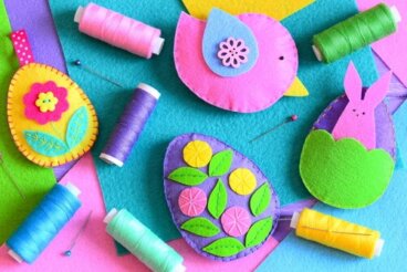 3 manualidades con fieltro para niños