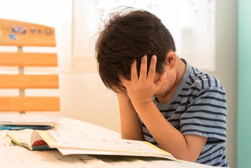 El miedo a suspender en los niños.