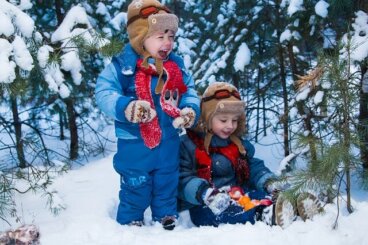 10 juegos en la nieve para compartir en familia
