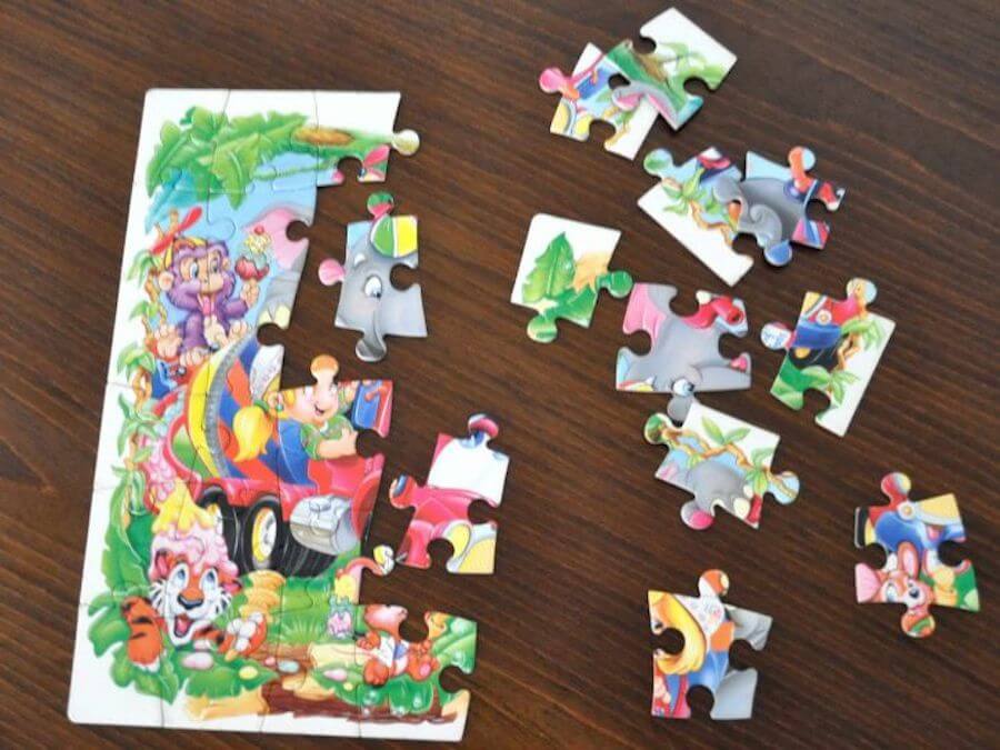 Los puzzles infantiles son una excelente manera de que los niños desarrollen su creatividad 