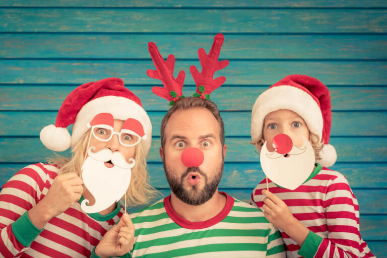 11 ideas de fotos navideñas en familia