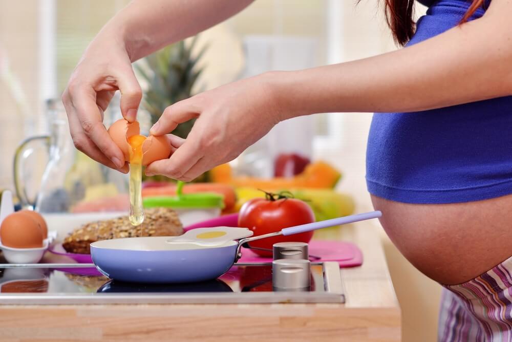 Guía de alimentación para embarazadas.