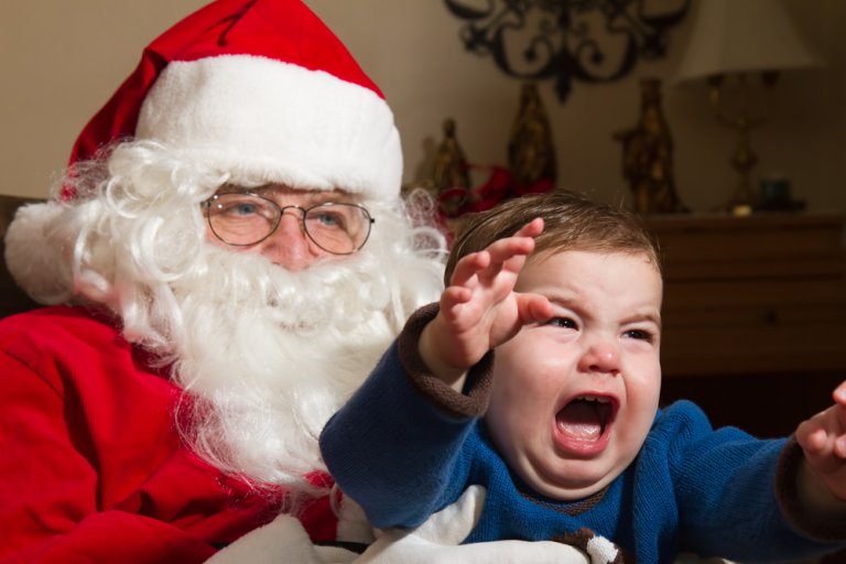 El miedo a Papá Noel y los Reyes Magos