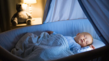 9 trucos para que el bebé duerma toda la noche