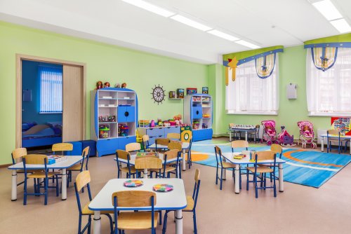 Aula de infantil organizada mediante el método Davopsi.