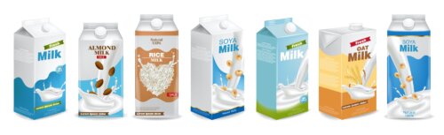 Tipos de leche no lácteas.
