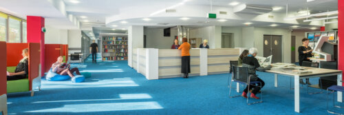 Biblioteca moderna.