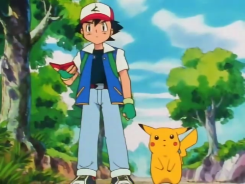 Protagonistas de la serie de los 90 Pokémon.