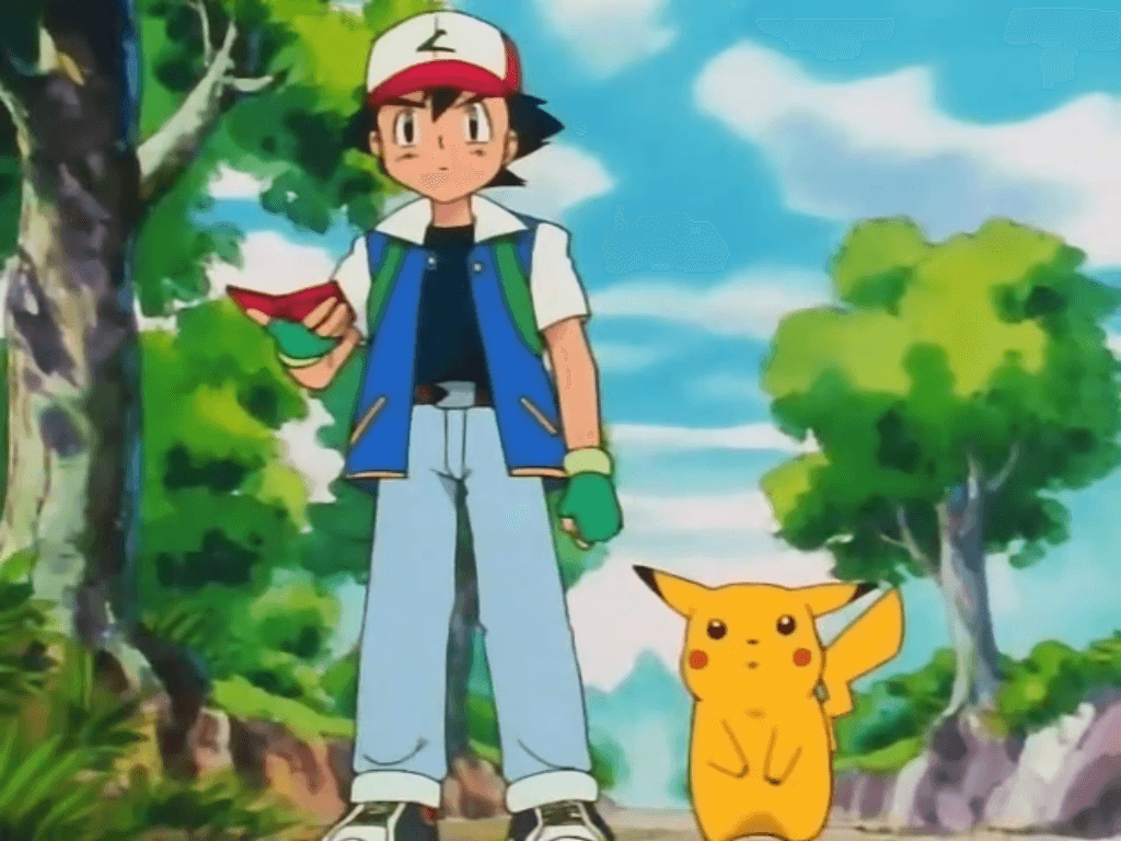 Protagonistas de la serie de los 90 Pokémon.