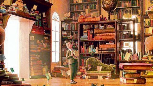 Imagen del corto para fomentar la lectura en niños.