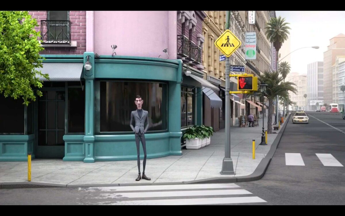 Protagonista del corto de animación Mr. Indifferent.