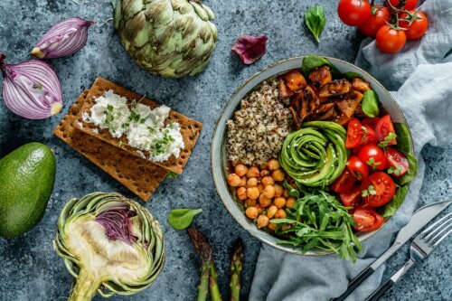 Buddha bowl, una de las recetas de fast food saludable.