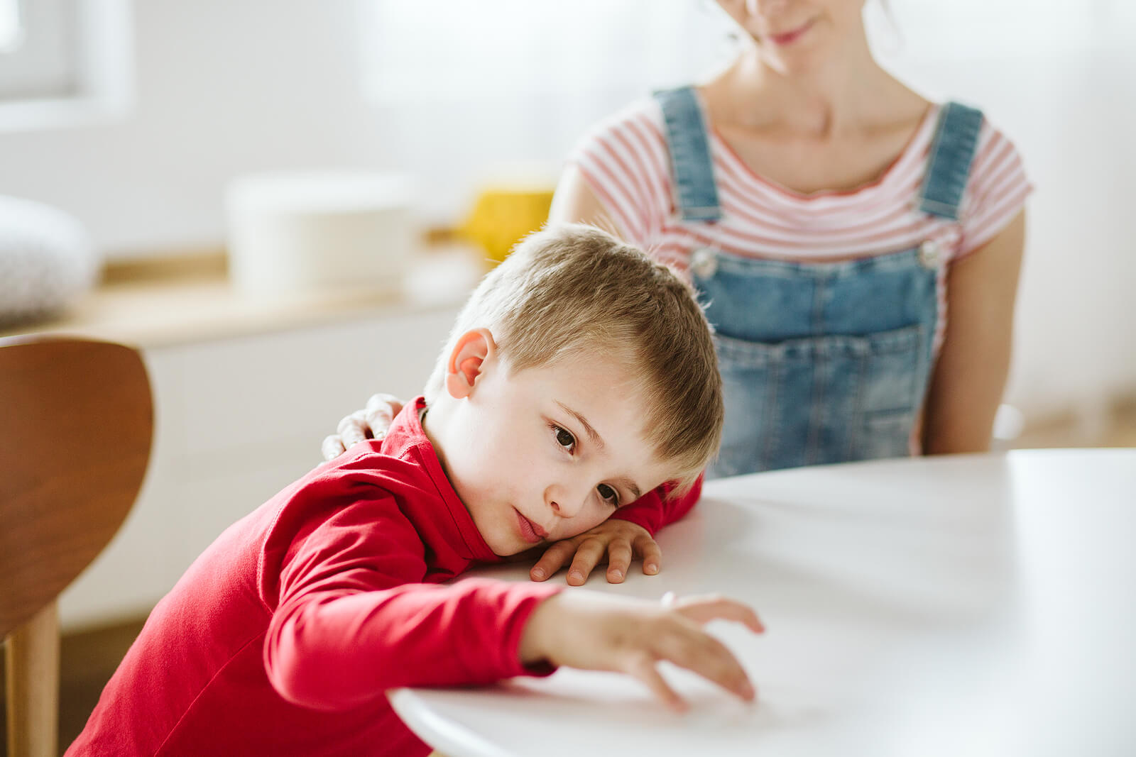 A distracted child with ADHD or high giftedness.