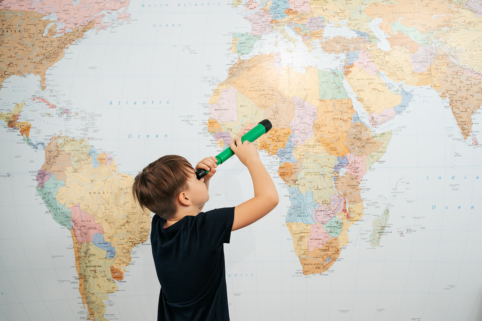 Cómo crear un mapamundi infantil