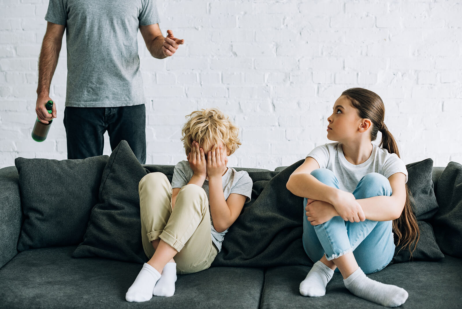 Los hijos de padres alcohólicos