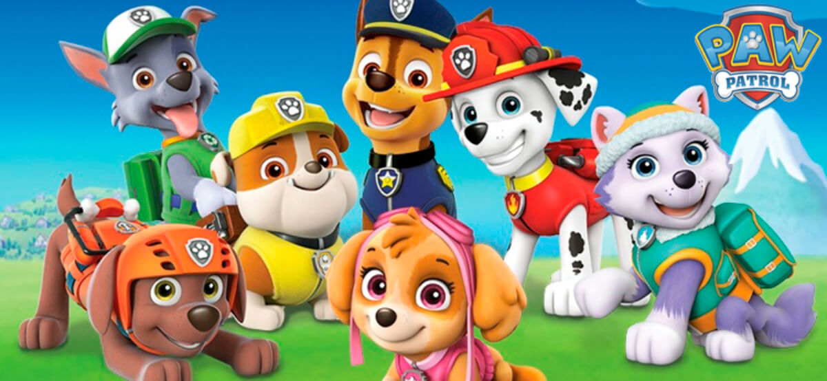Protagonistas de La Patrulla Canina.