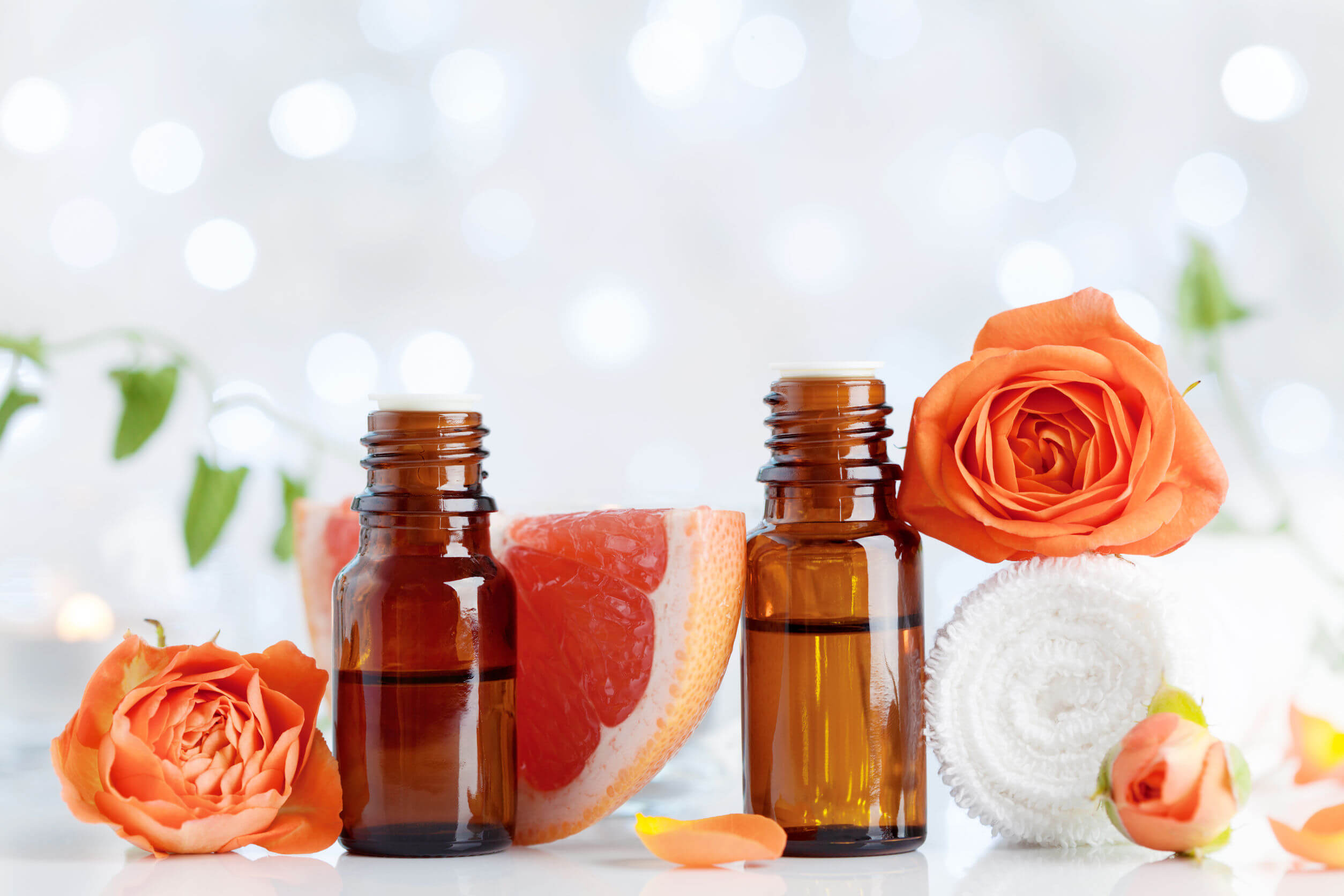 Aceites esenciales para bebés y niños.