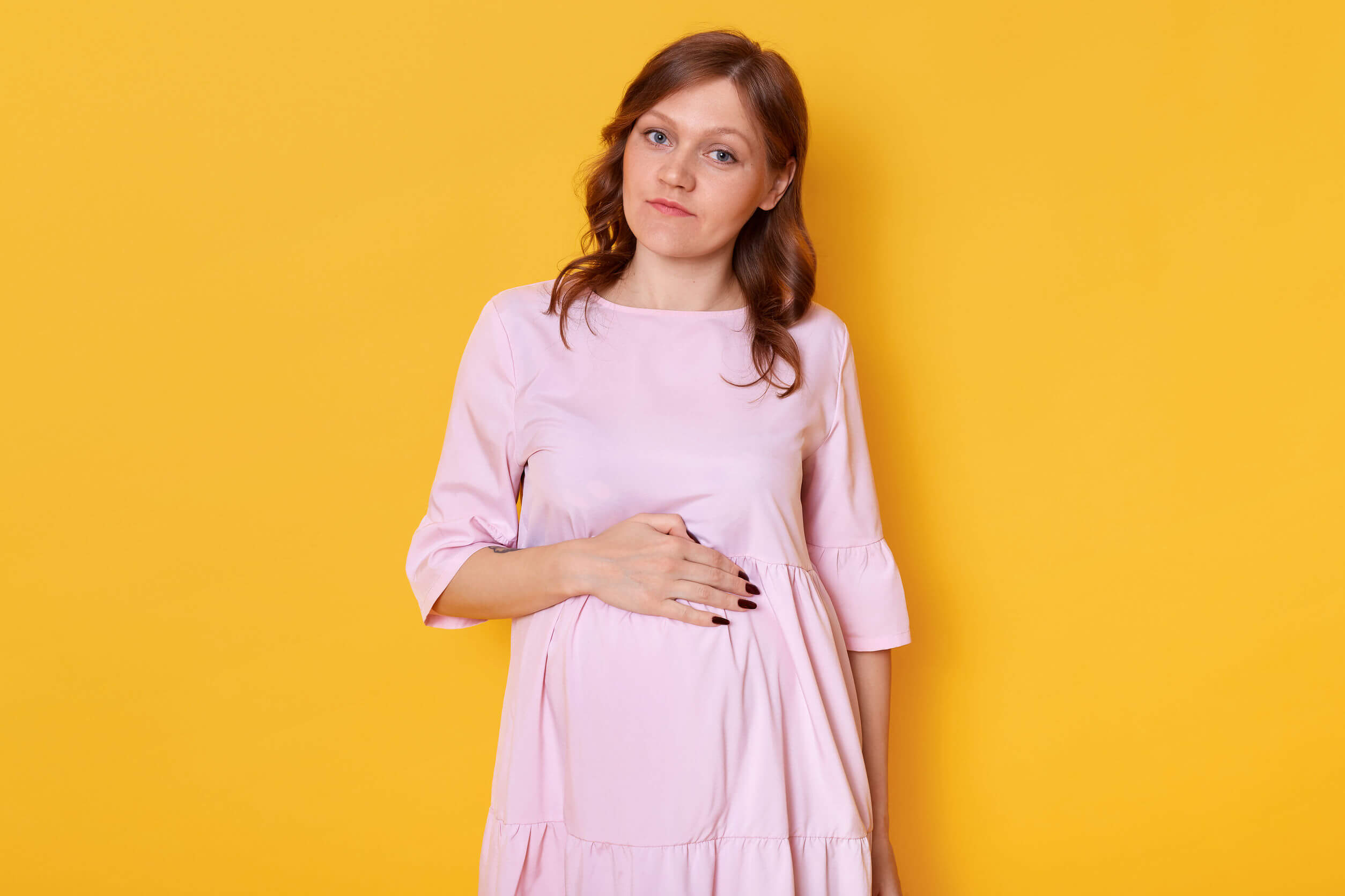 Mujer con piel atópica en el embarazo.