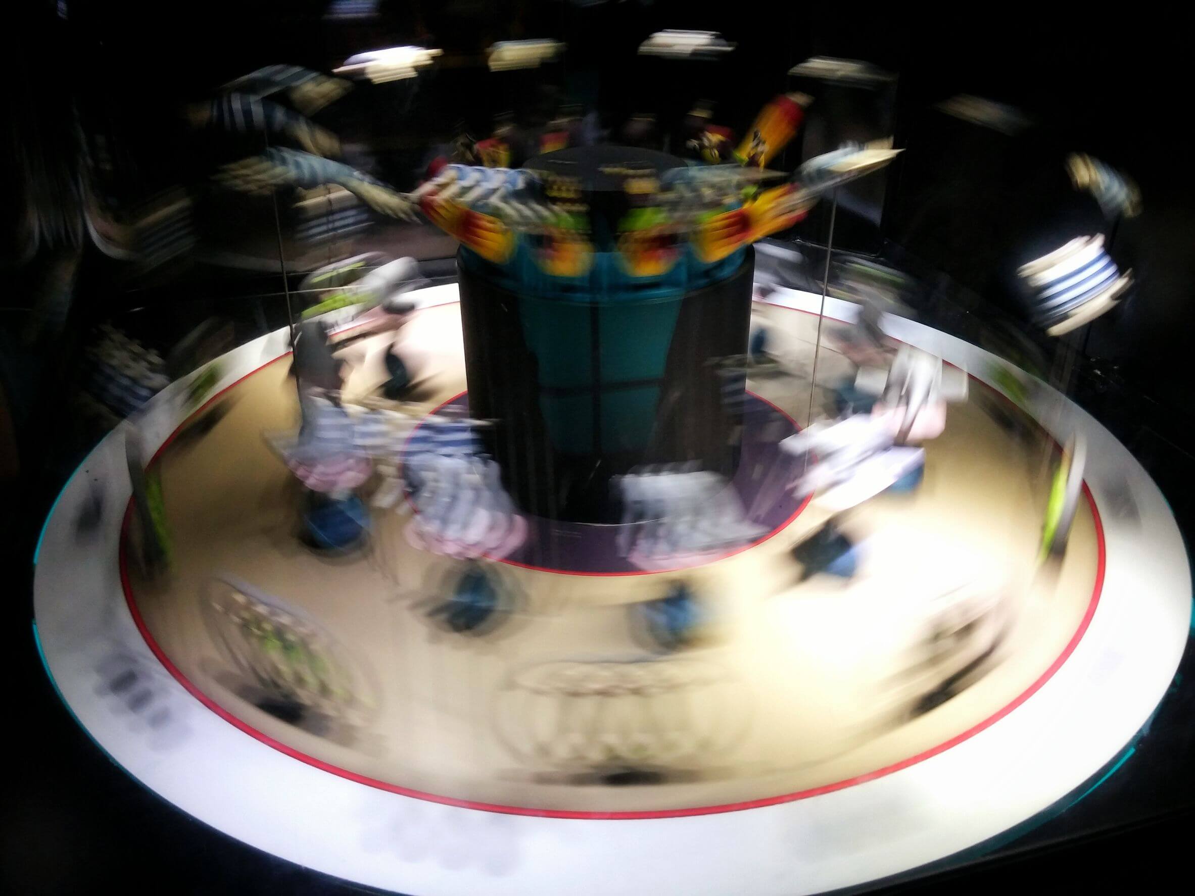 Zoótropo en movimiento.