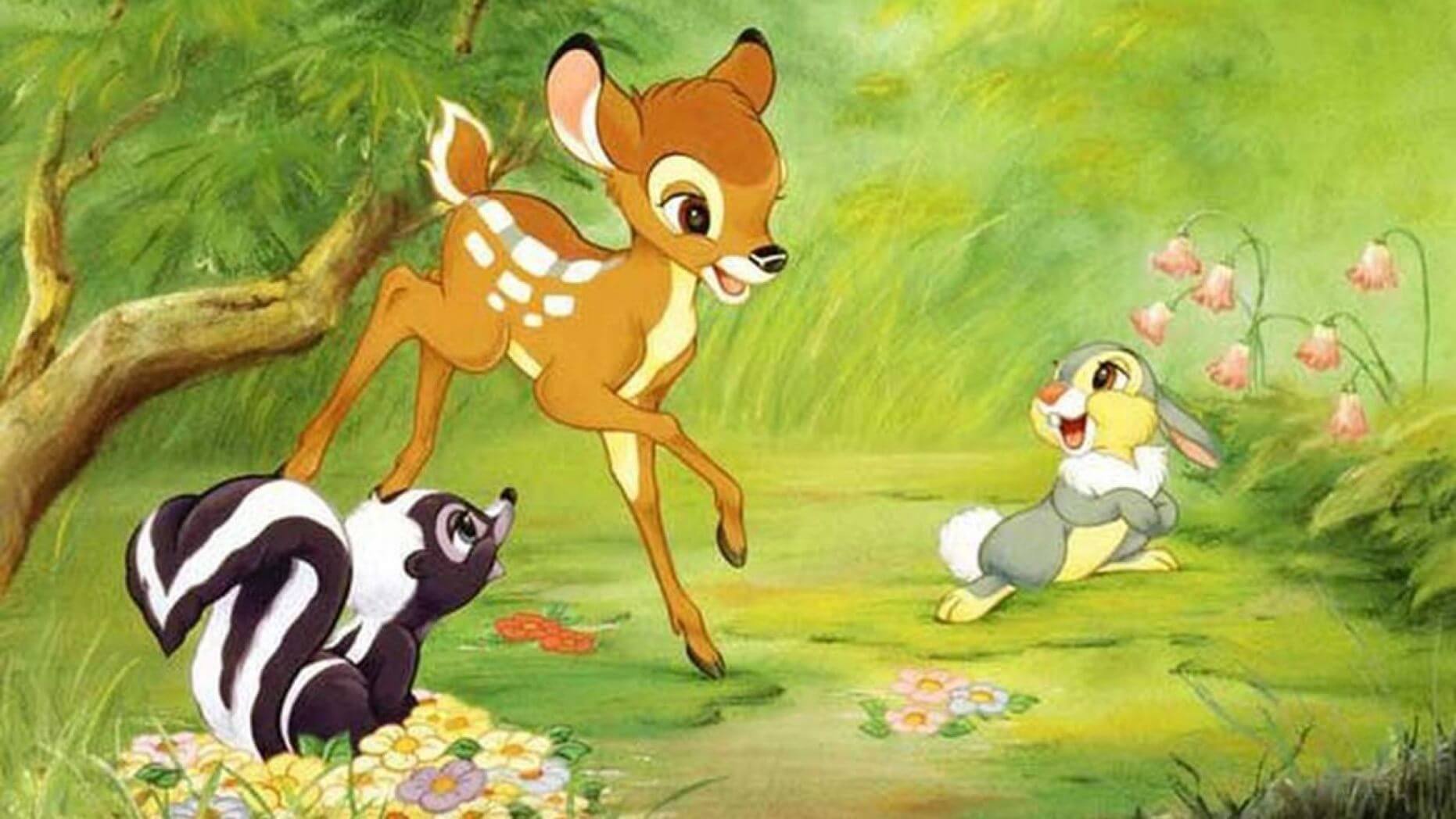 Bambi and his friends.