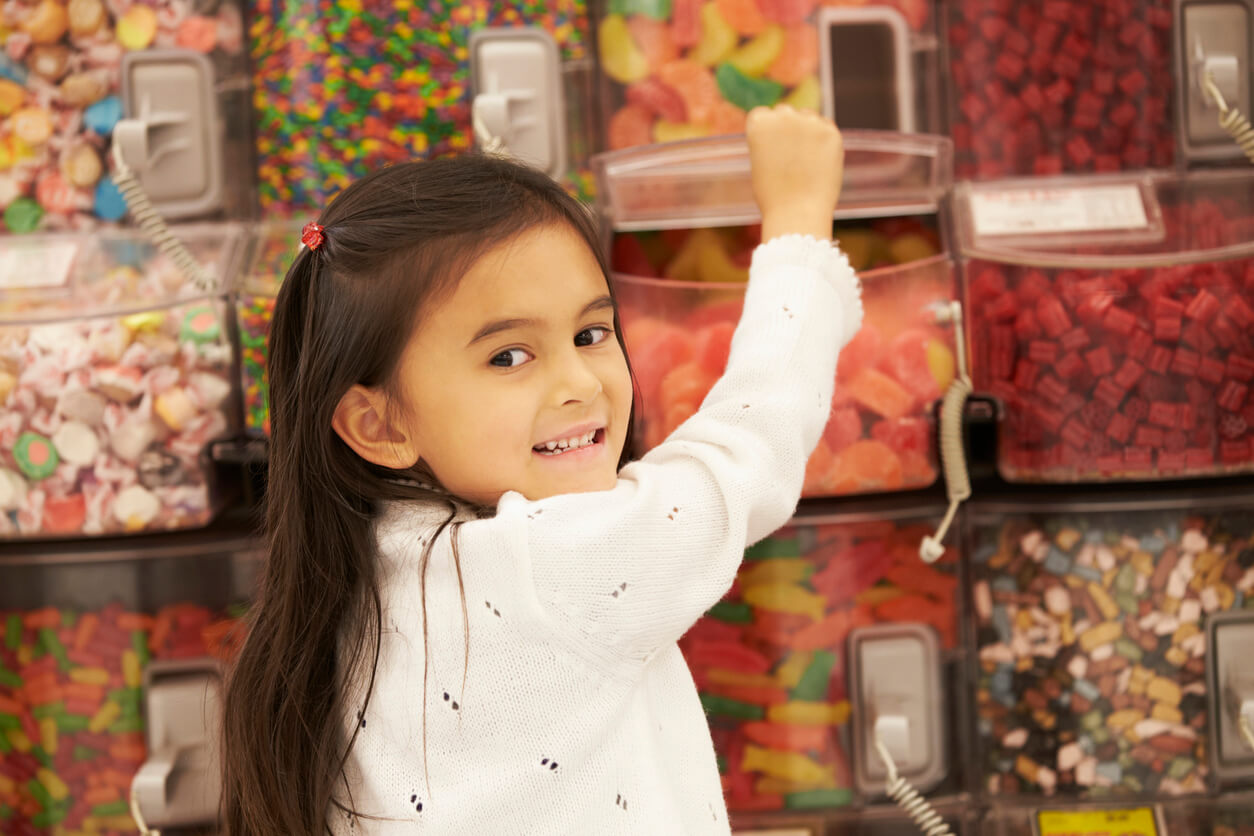 El consumo de golosinas en la alimentación infantil