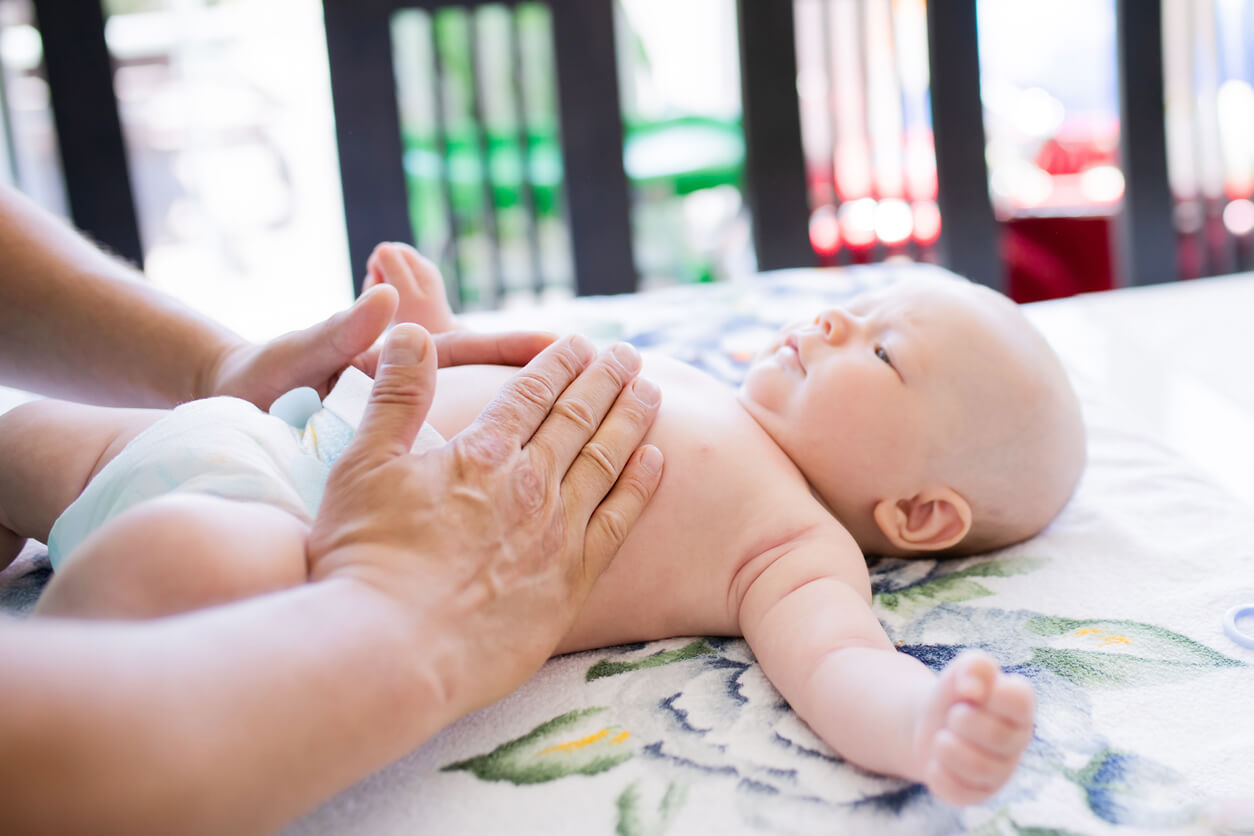 tipos de masajes para bebes