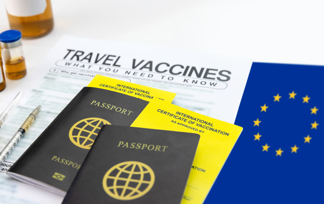 passaporto documento sanitario pandemia covid 19 prova dell'unione europea