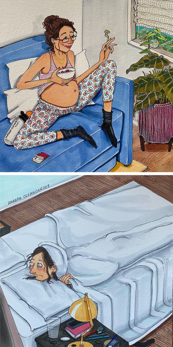 deuxième trimestre de grossesse vs troisième trimestre