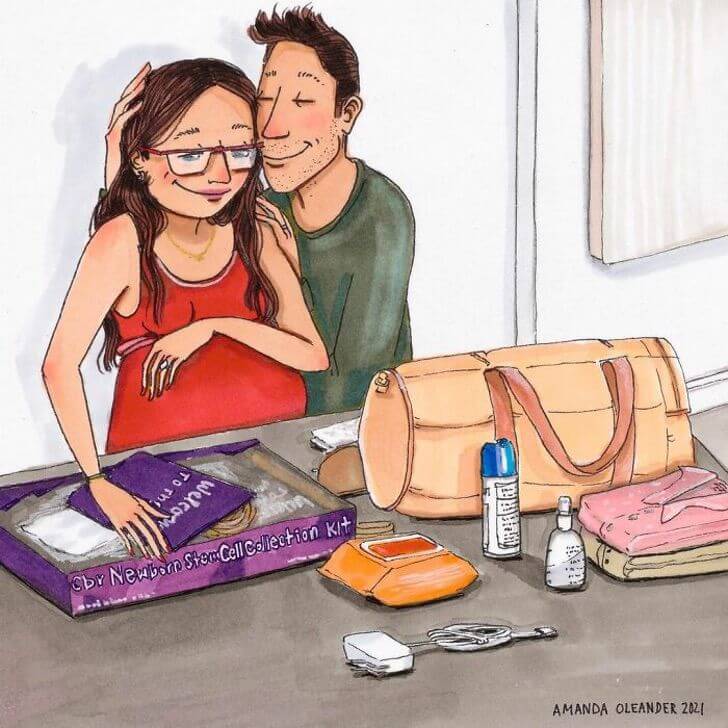 fin de la grossesse et accouchement