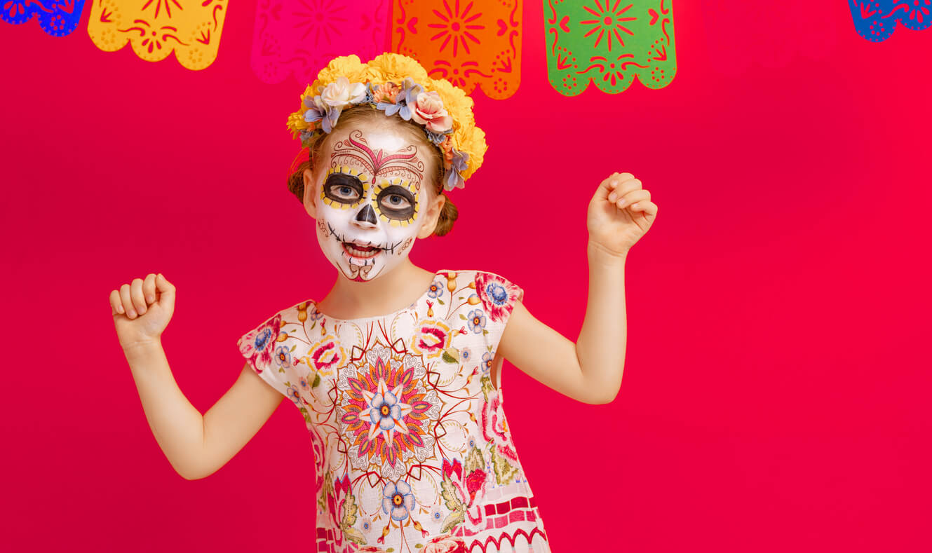 costume de fille mexicaine morte