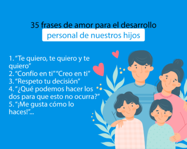 Frases de amor para el desarrollo personal de nuestros niños