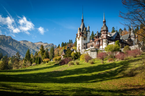 castillo sinaia en rumania