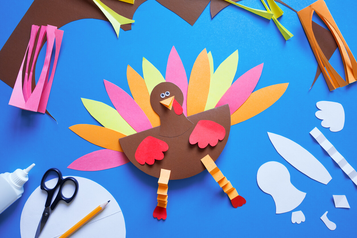 3 manualidades de acción de gracias para niños