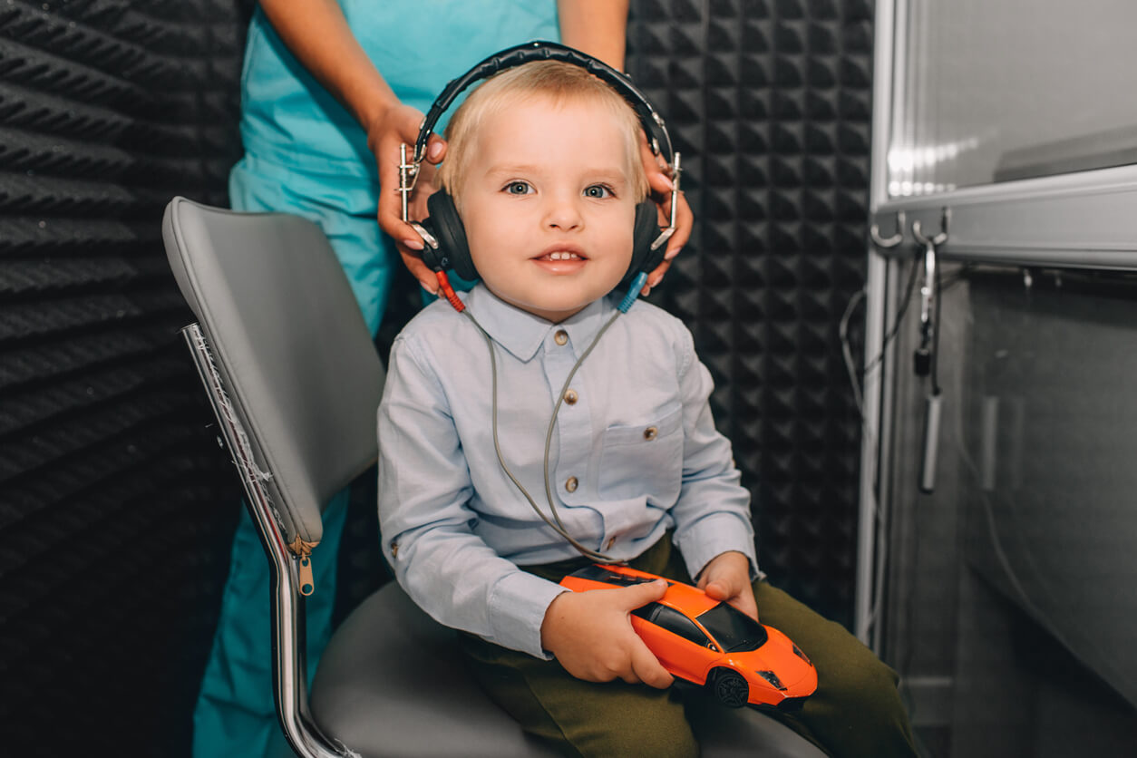 casque d'audiométrie tonal play pour tout-petits