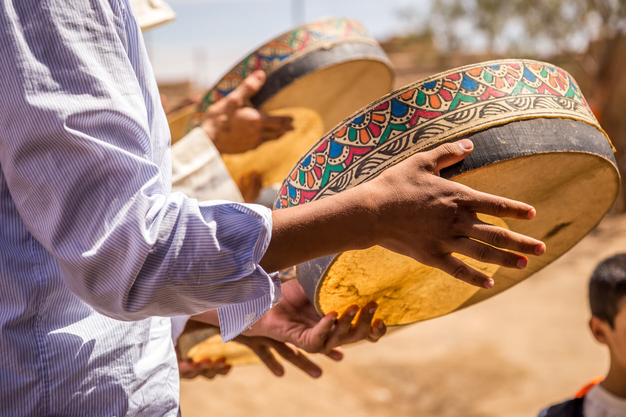 Een instrument uit de Berberse cultuur