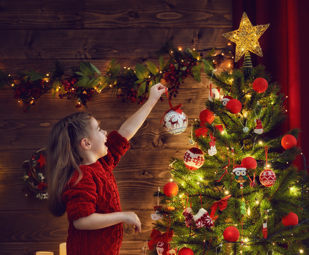 Cuento de Navidad del árbol