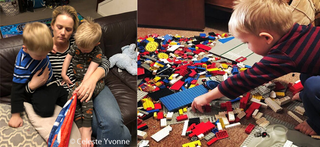 Celeste, madre que pide ayuda