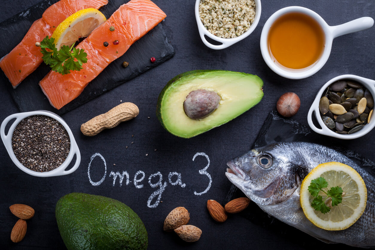 Plant and animal sources of omega 3.