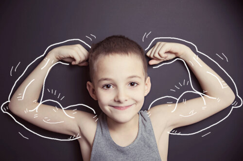 concepto de niño con personalidad fuerte