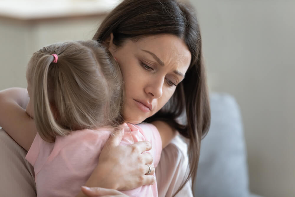 Maman encourage sa fille