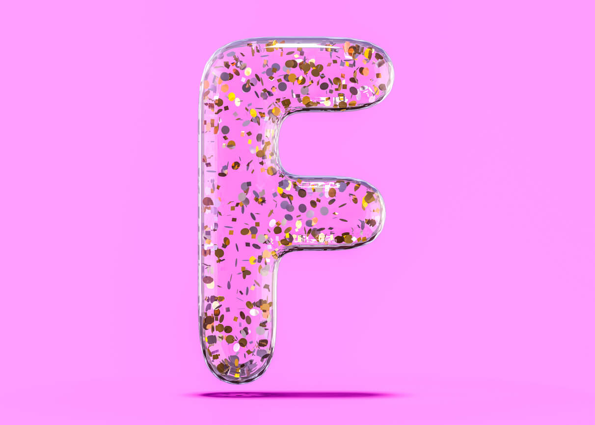 Bokstaven F.