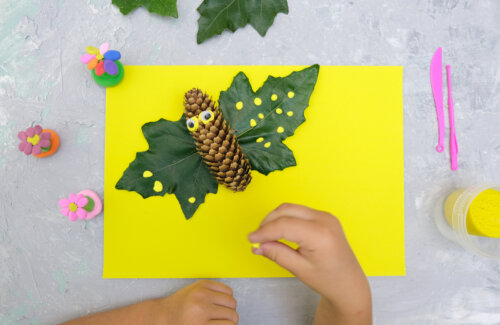 manualidades con elementos naturales de otono