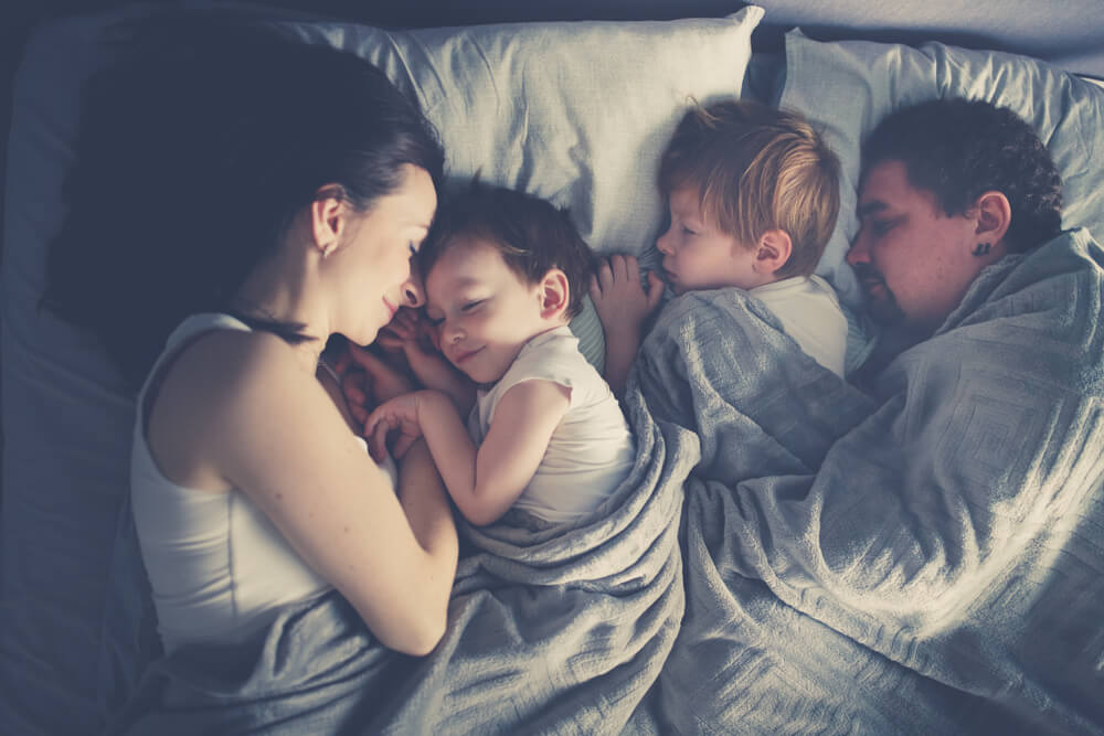 Me encanta dormir con mis hijos aunque ya no sean unos bebés