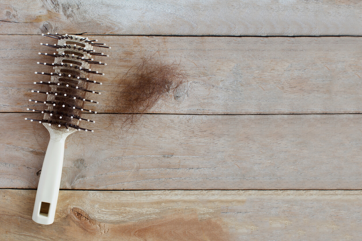 concept de perte de cheveux