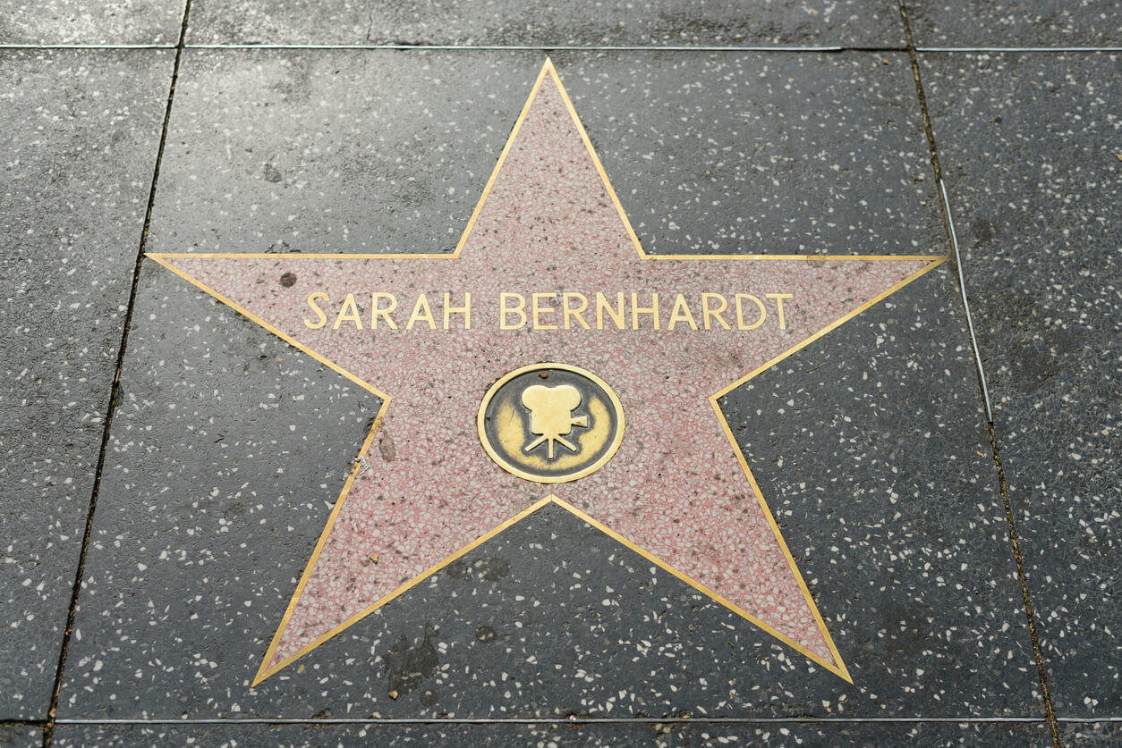 vereda de la fama hollywood sara bernhardt